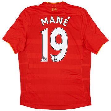2016-17 Liverpool Home Shirt Mane #19 - 6/10 - (S)