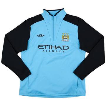 2011-12 Manchester City Umbro 1/4 Zip Drill Top - 7/10 - (XL)