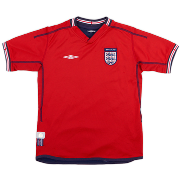2002-04 England Away Shirt - 7/10 - (M.Boys)