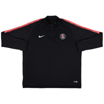 2018-19 Paris Saint-Germain Nike 1/4 Zip Drill Top - 8/10 - (XXL)