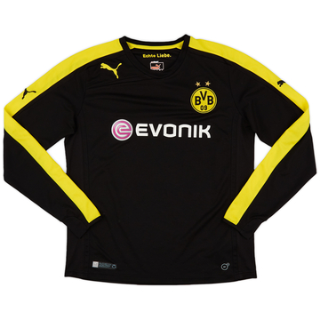 2013-14 Borussia Dortmund Away L/S Shirt - 9/10 - (XXL.Boys)