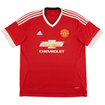 2015-16 Manchester United Home Shirt - 5/10 - (XL)