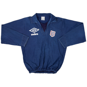 1987-90 England Umbro Drill Top - 8/10 - (S)