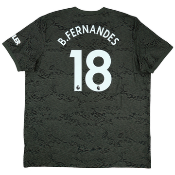 2020-21 Manchester United Away Shirt B.Fernandes #18 - 10/10 - (3XL)