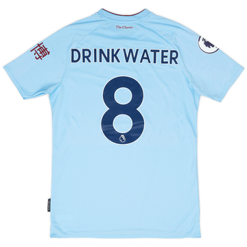 2019-20 Burnley Match Issue Away Shirt Drinkwater #8