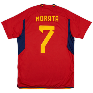 2022-23 Spain Home Shirt Morata #7
