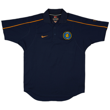 2001-02 Inter Milan Nike Polo Shirt - 8/10 - (S)