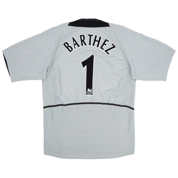 2002-04 Manchester United GK S/S Shirt Barthez #1 - 8/10 - (L)