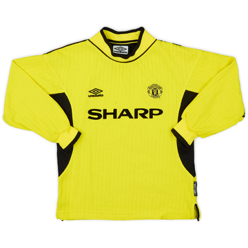 1999-00 Manchester United GK Shirt - 7/10 - (S.Boys)
