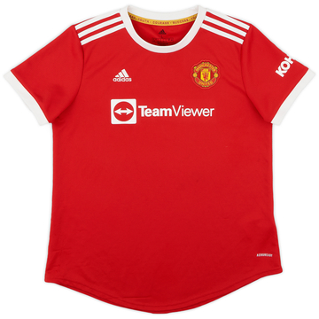 2021-22 Manchester United Home Shirt - 7/10 - (Women's L)