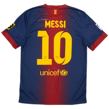 2012-13 Barcelona Home Shirt Messi #10 - 6/10 - (S)