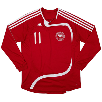 2007-09 Denmark Women Home L/S Shirt #11 - 8/10 - (Women's L)