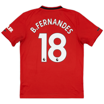 2019-20 Manchester United Home Shirt B.Fernandes #18 - 5/10 - (M)
