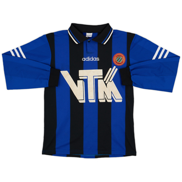 1995-96 Club Brugge Home L/S Shirt - 8/10 - (S)