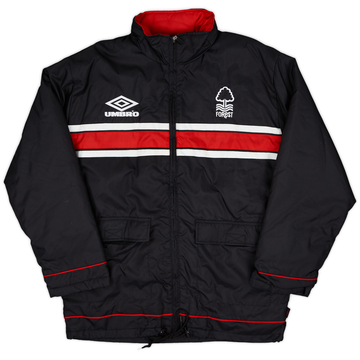 2000-01 Nottingham Forest Umbro Hooded Rain Jacket - 8/10 - (S)
