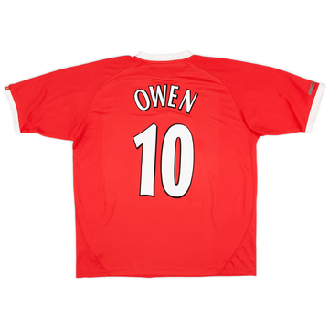 2001-03 Liverpool CL Shirt Owen #10 - 8/10 - (XL)