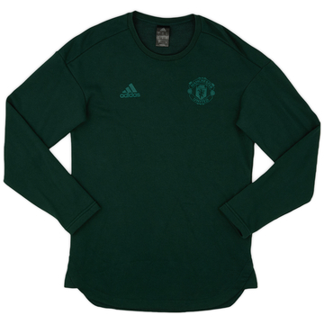 2017-18 Manchester United adidas Sweat Top - 8/10 - (S)