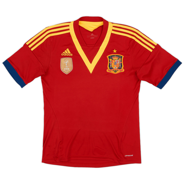 2013 Spain Confederation Cup Home Shirt - 6/10 - (S)