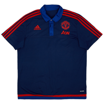 2015-16 Manchester United adidas Polo Shirt - 8/10 - (L)