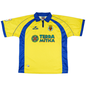 1999-01 Villarreal Match Issue Home Shirt #3