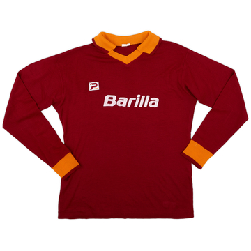 1983-84 Roma Home L/S Shirt - 8/10 - (L)