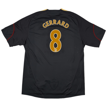 2009-10 Liverpool Away Shirt Gerrard #8 - 4/10 - (XXL)