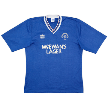 1990-92 Rangers Home Shirt - 8/10 - (L)