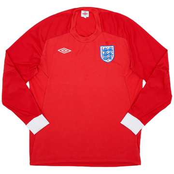 2010-11 England Away L/S Shirt - 7/10 - (L)