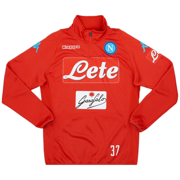 2016-17 Napoli Player Issue 1/4 Zip Training Top # - 5/10