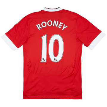 2015-16 Manchester United Home Shirt Rooney #10 - 6/10 - (S)