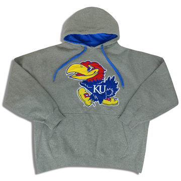 2000s Kansas Jayhawks E5 Hooded Sweat Top XL