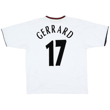 2003-04 Liverpool Away Shirt Gerrard #17 - 5/10 - (XL)