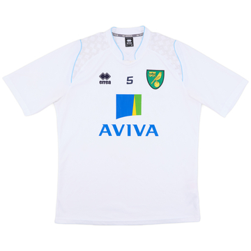 2013-14 Norwich Player Issue Errea Training Shirt #5 - 6/10 - (XL)