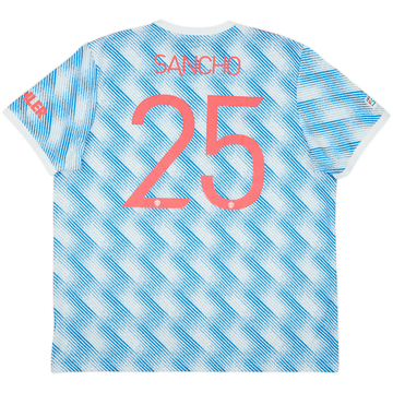 2021-22 Manchester United Away Shirt Sancho #25 - 10/10 - (XXL)