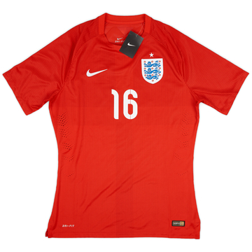 2014-15 England Authentic Away Shirt #16 (L)