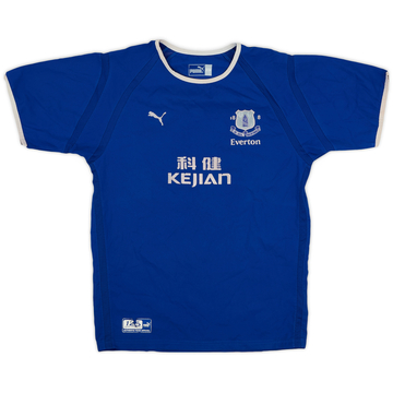 2003-04 Everton Home Shirt - 4/10 - (XL.Boys)