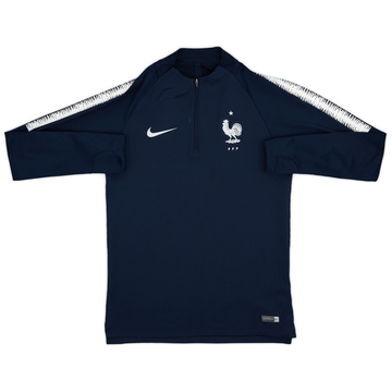 2018-19 France Nike 1/4 Zip Training Top - 8/10 - (S)
