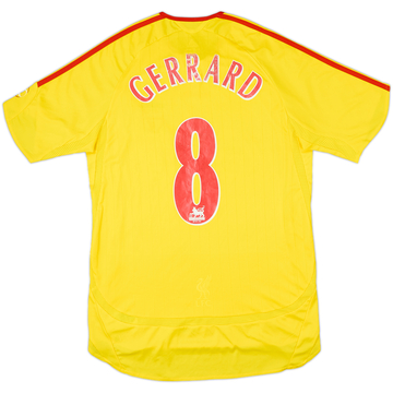 2006-07 Liverpool Away Shirt Gerrard #8 - 5/10 - (S)