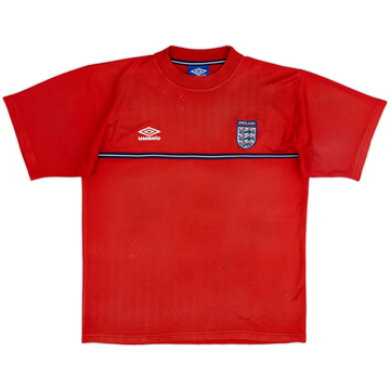 1999-01 England Umbro Training Shirt - 5/10 - (L)