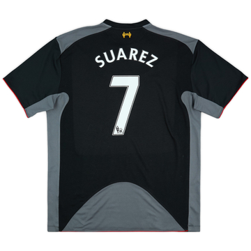2012-13 Liverpool Away Shirt Suarez #7VS