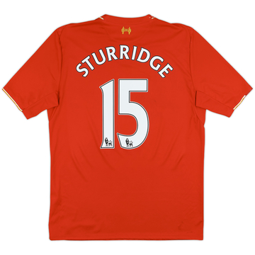 2015-16 Liverpool Home Shirt Sturridge #15 - 6/10 - (M)