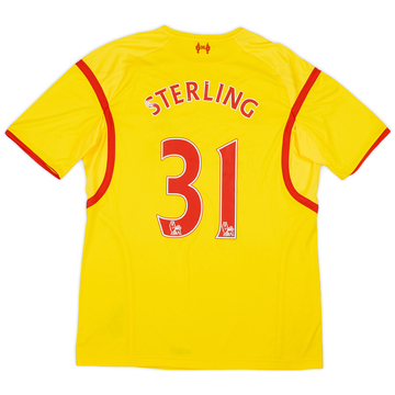 2014-15 Liverpool Away Shirt Sterling #31 - 6/10 - (L)