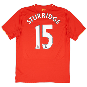2015-16 Liverpool Home Shirt Sturridge #15VS
