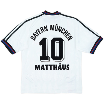 1996-98 Bayern Munich Away Shirt Matthaus #10 - 8/10 - (L.Boys)