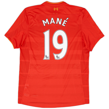 2016-17 Liverpool Home Shirt Mane #19