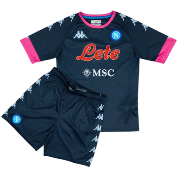 2020-21 Napoli Third Shirt and Shorts - 8/10 - (M.Boys)