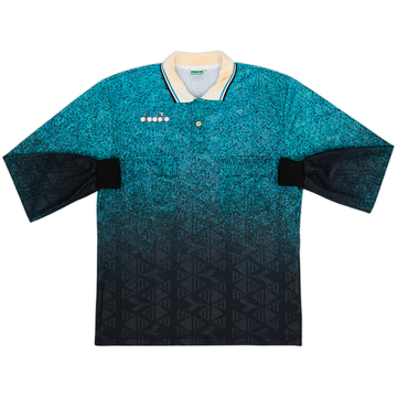 1990s Italy FIGC Diadora Referee L/S Shirt - 7/10 - (L)