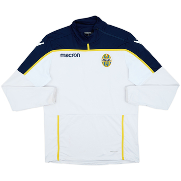 2018-19 Hellas Verona Macron 1/4 Zip Drill Top - 5/10 - (L)