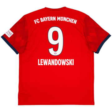 2018-19 Bayern Munich Home Shirt Lewandowski #9 - 8/10 - (XL)