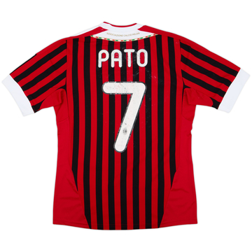 2011-12 AC Milan Home Shirt Pato #7 - 5/10 - (S)
